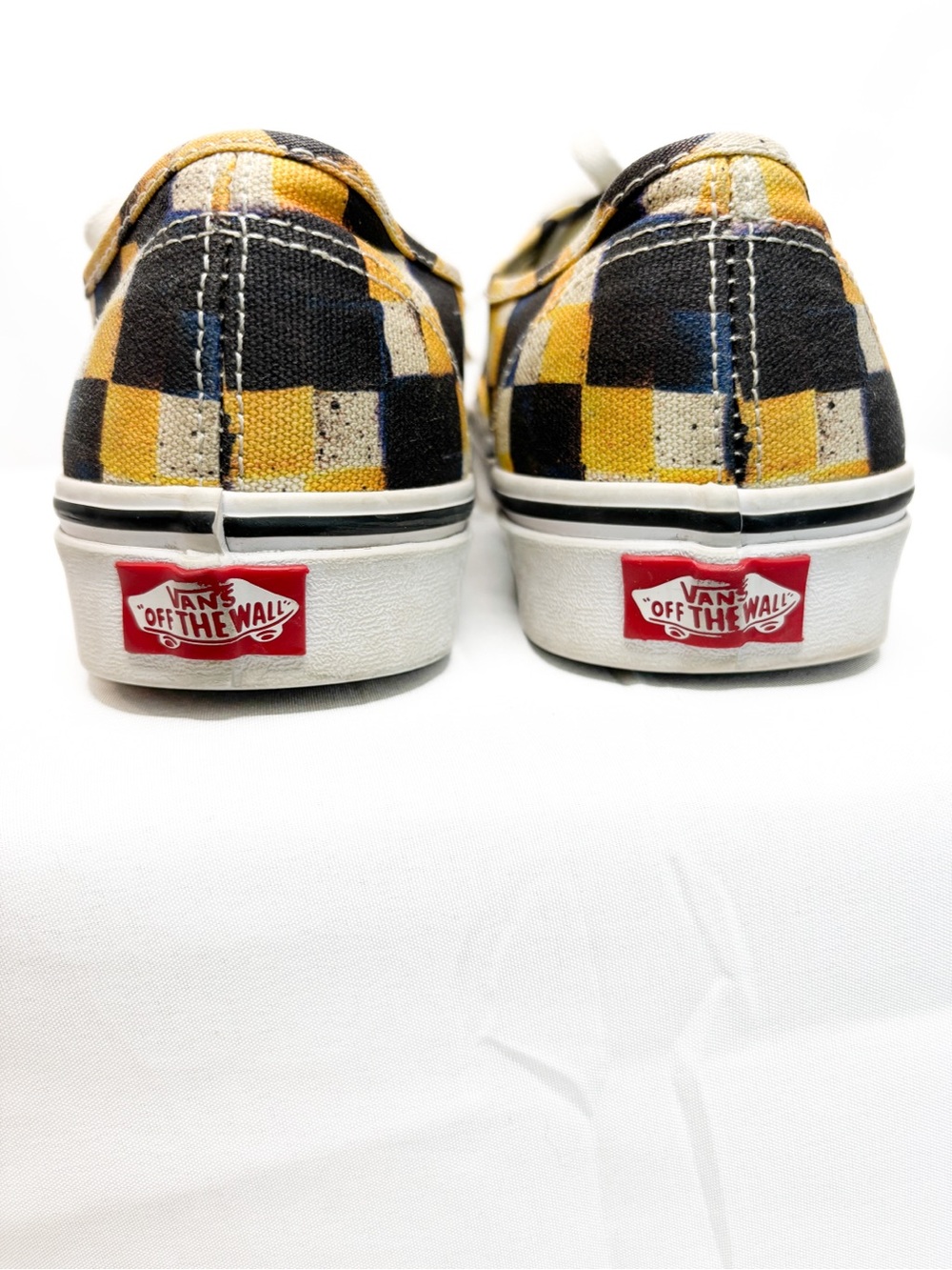 Vans Black and Cream Checker - Picture 3 of 4